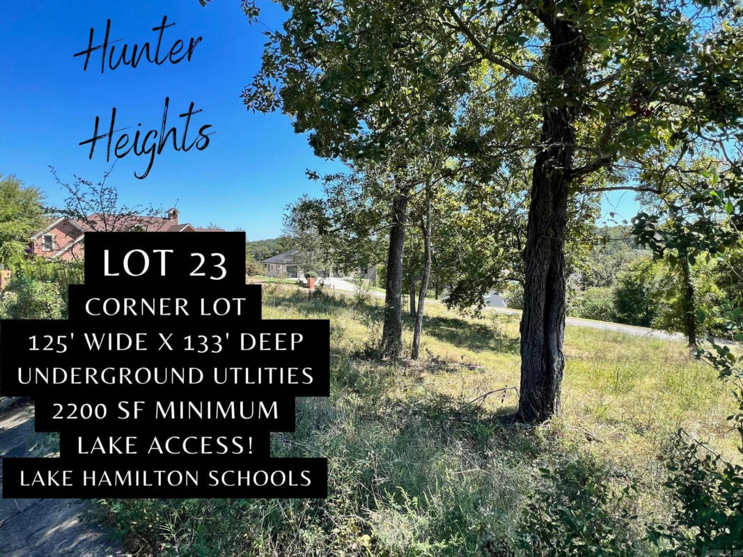 LOT 23 COUGAR TERRACE, HOT SPRINGS, AR 71913, photo 1 of 5